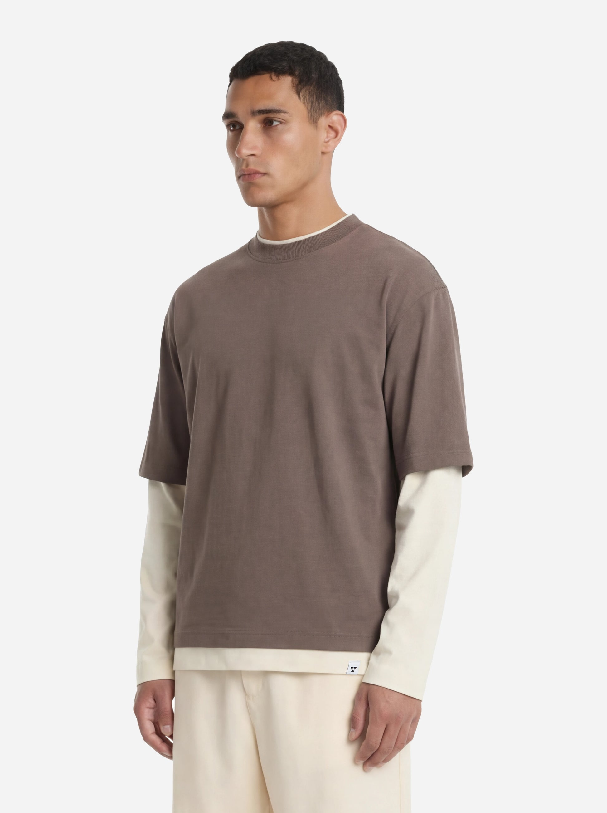 T-shirt manica lunga marrone Venezia