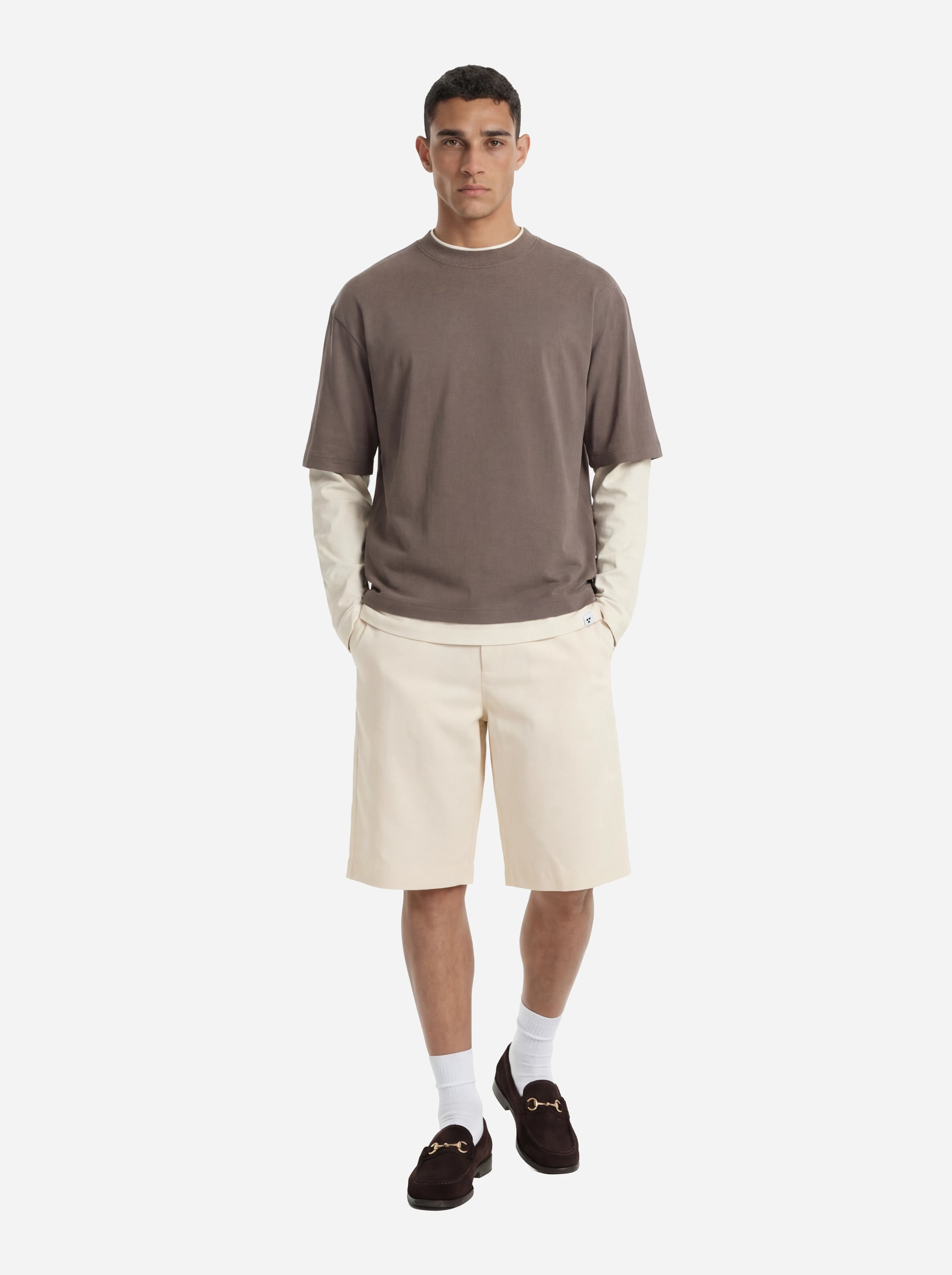 T-shirt manica lunga marrone Venezia