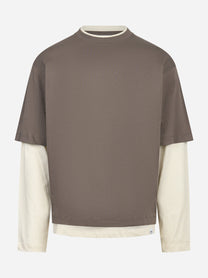 T-shirt manica lunga marrone Venezia