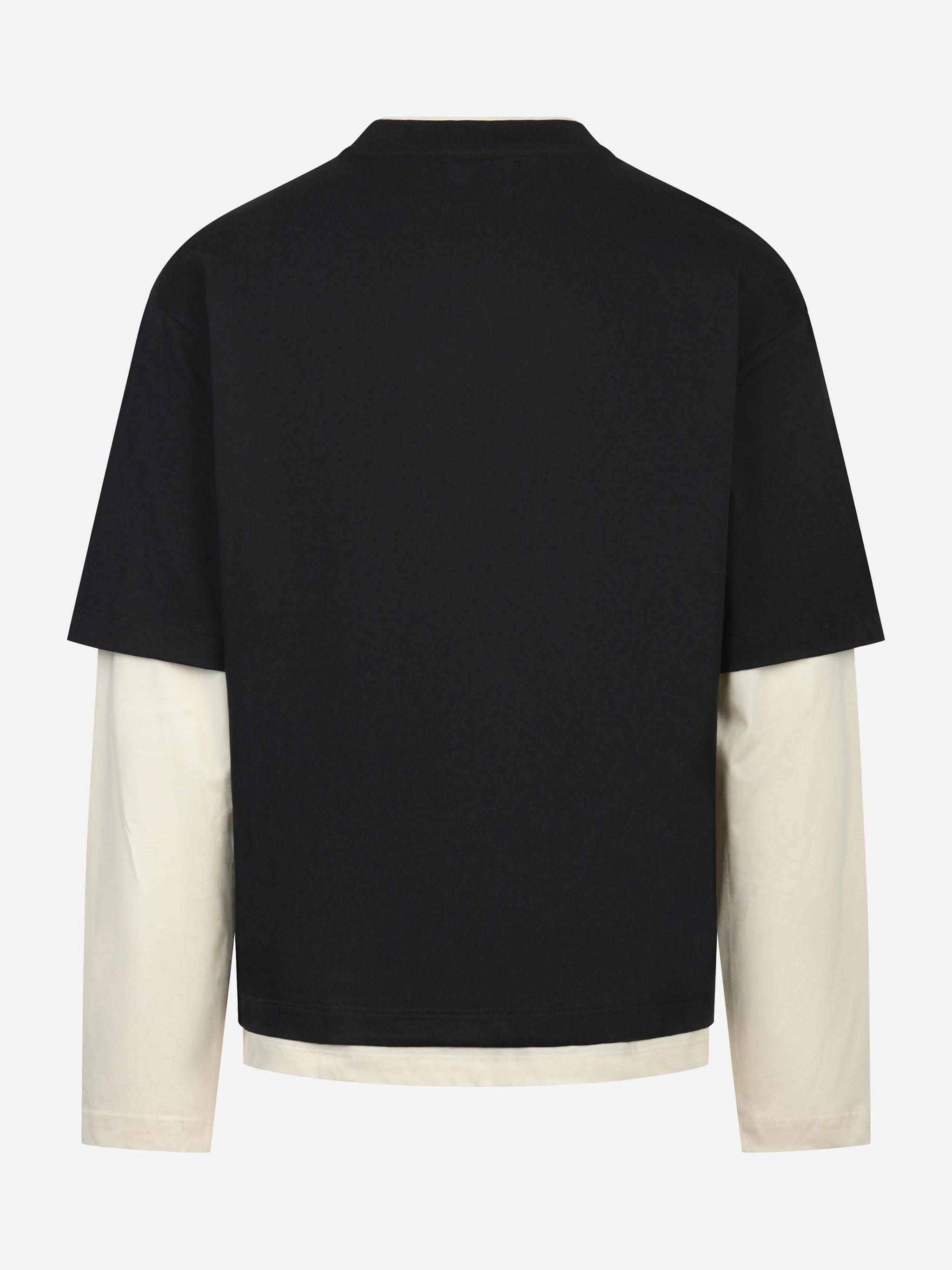 T-shirt manica lunga nera Venezia